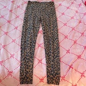 No Boundaries Leopard Print Leggings - Brown and Black